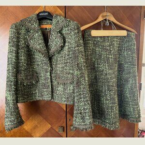 Cynthia Steffe Fringe-trimmed suit size 8